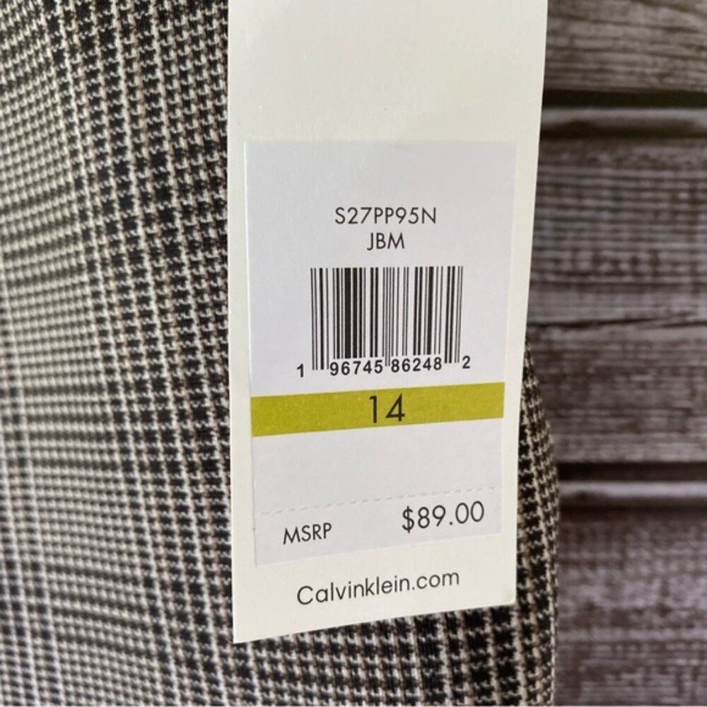 NWT Calvin Klein Women's Modern Fit Cropped Pants‎ Size 14 - Picture 9 of 11